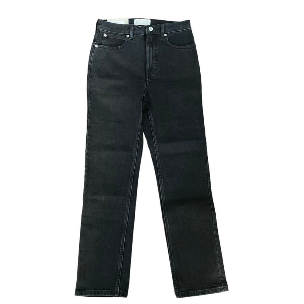 NWT Everlane Women’s The Way-High Slim Black Stretch Jeans Size 26 Short